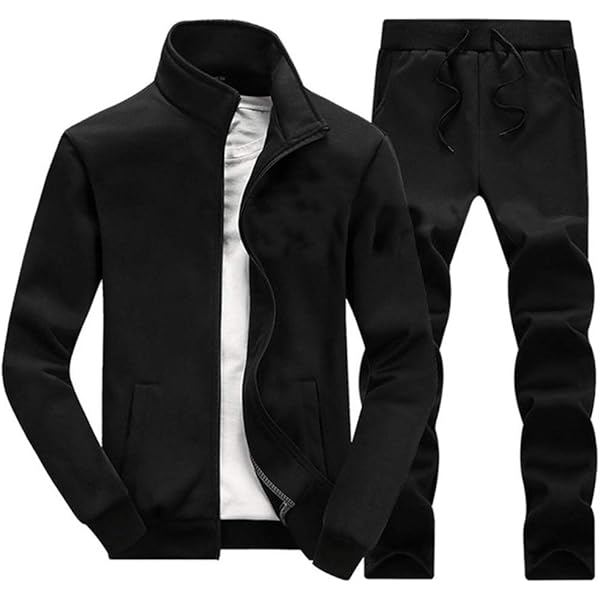 xzbailisha Men's 2 Piece Outfits Casual Track Suit Long